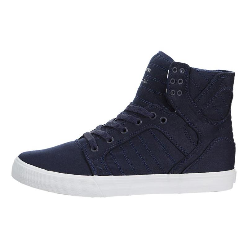 Supra SKYTOP Sneaker High Damen Navy Sale QKVSH0981